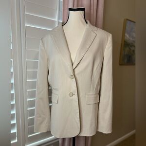 Antonio Melani cream blazer size 12